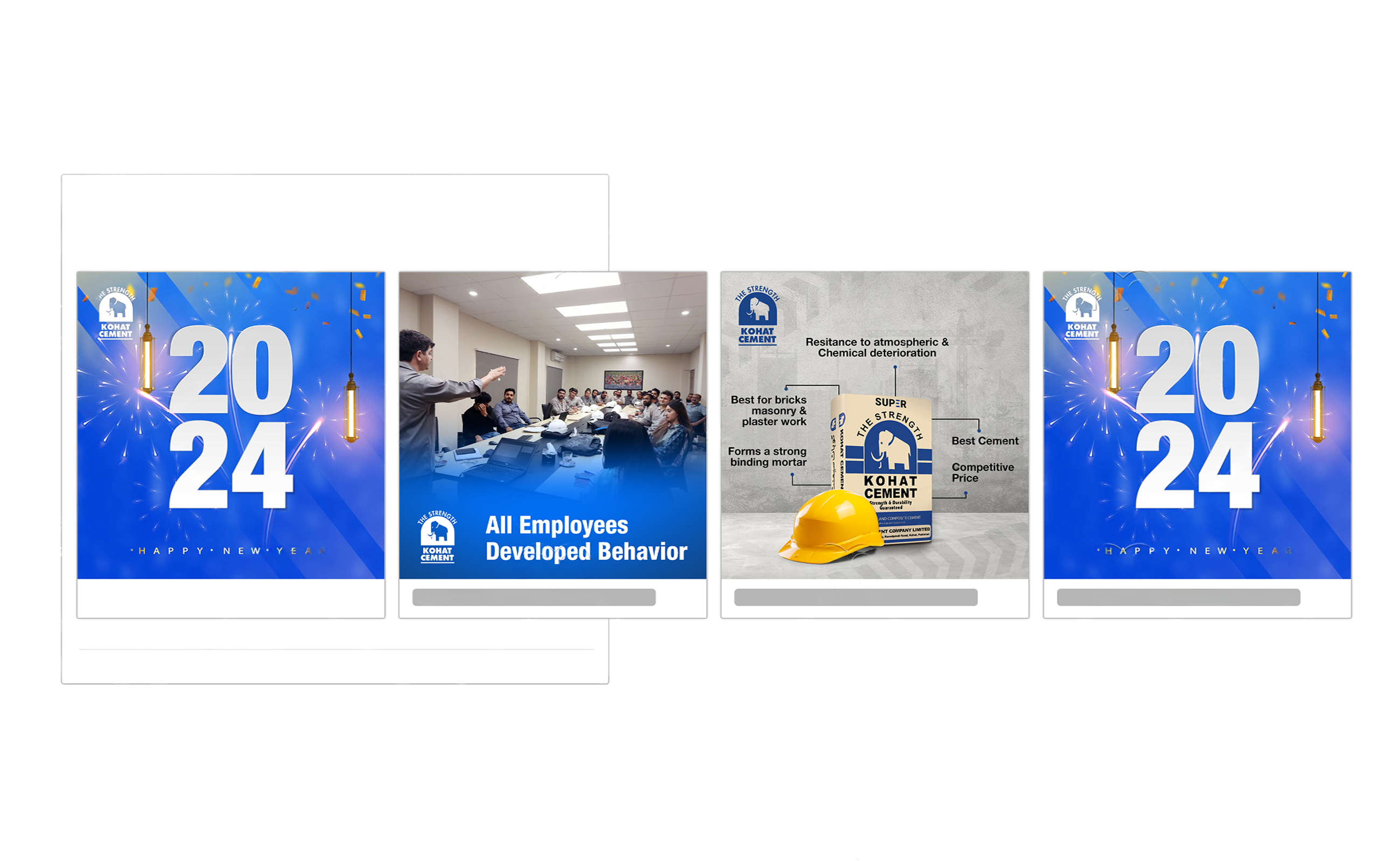 Kohat New Year Celebration Graphic Design - Event Visual Communication