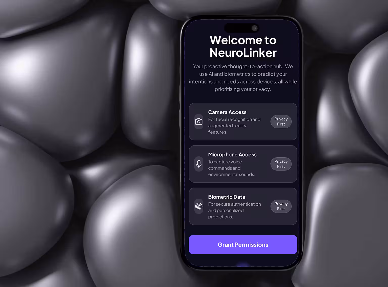 Neurolinker Brain-Computer Interface UI/UX Design